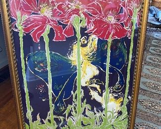 Artist Ocevo created this reverse painting in 1976 93/100