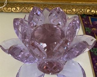 Purple Lotis Crystal 
