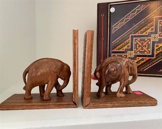 Elephant Bookends