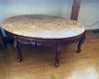 Over Coffee Table Marble Top 