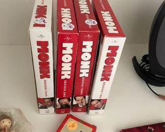 Monk series video DVD set