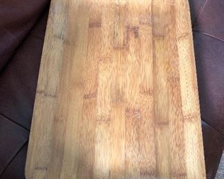 Wood serving tray