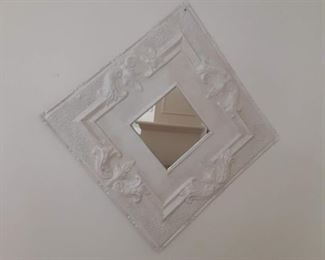 Decorative tin embossed ceiling tile with mirror $7