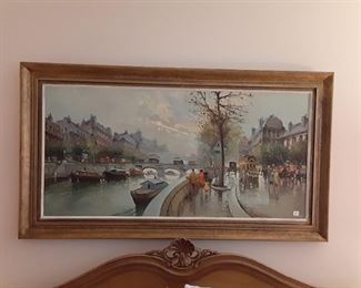 Original oil painting Street Scene Italy $40