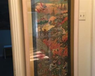 oriental wall hanging