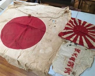 wwii japanese flags