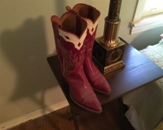 red boots cowboy