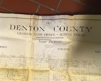 1947 map of denton 