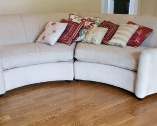 001 SemiCircular 2Pc Sofa