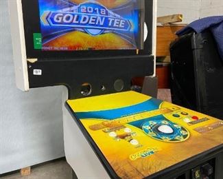 Golden Tee Live 2018 model, in TLC 32" Cabinet with 32" LC