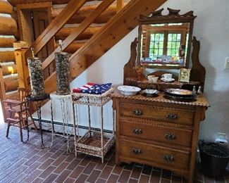 antique oak dresser and more