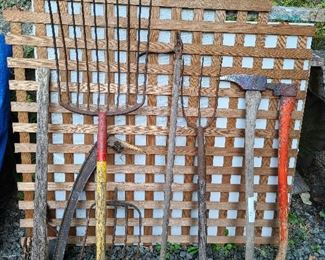 garden and logging tools