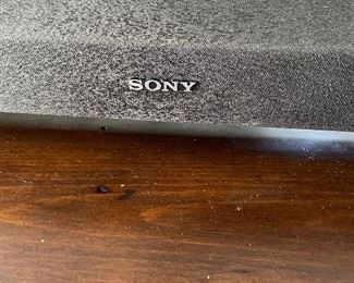 Sony sound bar with remote