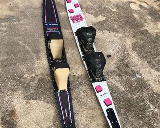 Herb O’Brien water skis