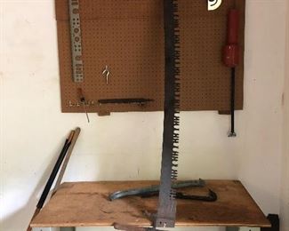 Antique 2 man saw