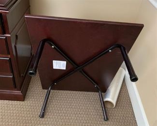 #23	Stansteady short table metal legs wood top 32x22x10	 $30.00 
