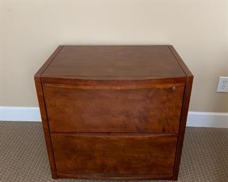 #33	2 drawer wood file cabinet as is drawer bottom are our 30x22x27	 $25.00 
