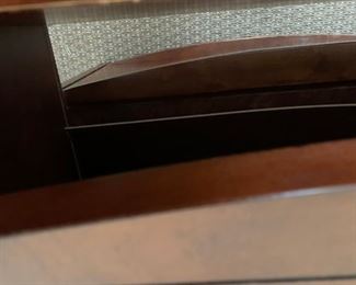 #33	2 drawer wood file cabinet as is drawer bottom are our 30x22x27	 $25.00 
