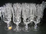 Rosepoint Etched Crystal by Cambridge from Old Denver Estate