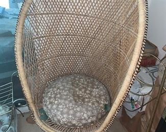 Rattan High Back Chair