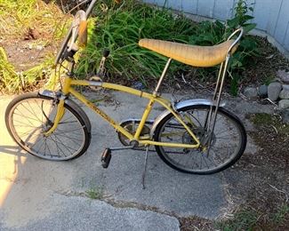 1960's Schwinn Sting Ray 5 Speed Bicycle