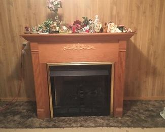 Fireplace insert with mantle (still in basement)