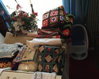 Afghans and quilts 