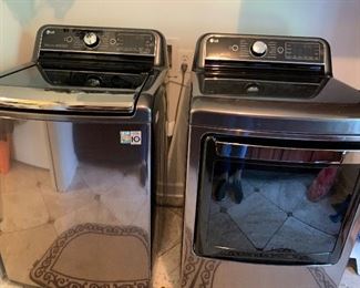 LG stainless washer and dryer
