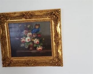 Oil in Ornate Frame