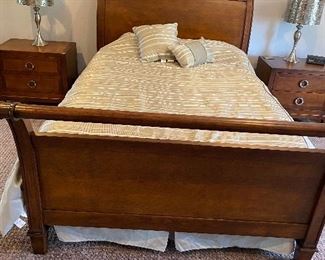$1800 FIRM NO FURTHER DISCOUNT BOYD FURNITURE SOLID WOOD QUEEN SIZE BEDROOM SET- SEE DESCRIPTION SECTION FOR MEASUREMENTS