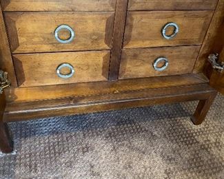 $1800 FIRM NO FURTHER DISCOUNT BOYD FURNITURE SOLID WOOD QUEEN SIZE BEDROOM SET- SEE DESCRIPTION SECTION FOR MEASUREMENTS