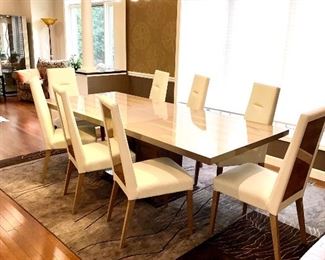 $5,995 ITALIAN DESIGNER ALF MONACO DINING ROOM SET
SEE DESCRIPTION FOR MEASUREMENTS 