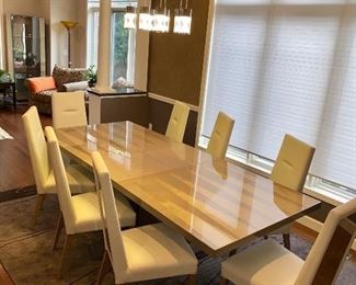 $5,995 ITALIAN DESIGNER ALF MONACO DINING ROOM SET
SEE DESCRIPTION FOR MEASUREMENTS 