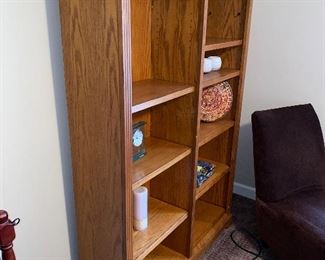 $125 WOODEN BOOKSHELF
48”W x 14.25”D x 72”H