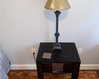 $10 DAMAGED MODERN BROWN NIGHTSTAND 
