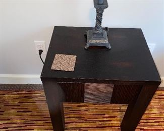 $10 DAMAGED MODERN BROWN NIGHTSTAND 