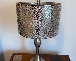 $45 EACH SILVER LAMP
