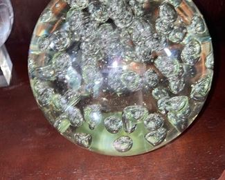 LARGE GLASS SPHERE