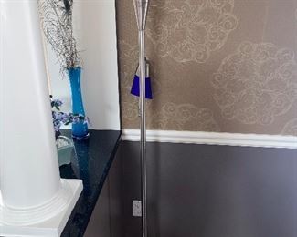 $30 BLUE FLOOR LAMP
