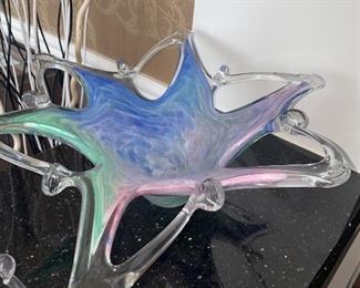 GLASS ART BOWL