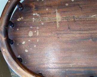 $95 VINTAGE WOODEN SWAN TEA CART
33”L x 18”W x 27”H
