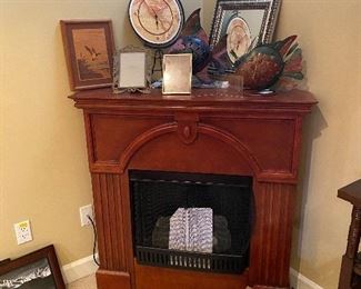 $200 WOODEN CORNER FIREPLACE
42”L x 29”D x 42.25”H