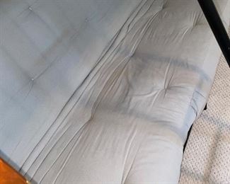 $250 KIDS TWIN BUNK BED WITH FUTON / WOOD AND METAL
79”L x 42”D x 64”H