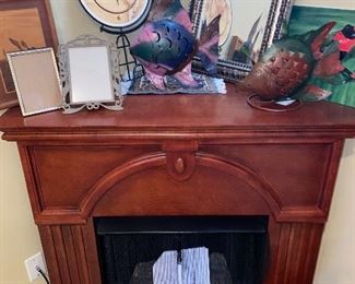 $200 WOODEN CORNER FIREPLACE
42”L x 29”D x 42.25”H