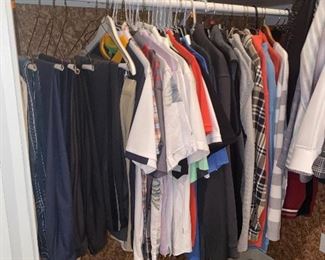 MENS DESIGNER CLOTHING-SIZE LARGE TO XLARGE
