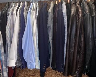 MENS DESIGNER CLOTHING-SIZE LARGE TO XLARGE
