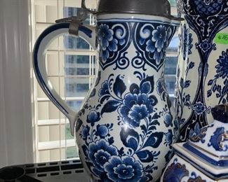 BLUE DELFT PITCHER