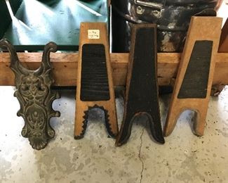 Shoe horns, well maybe boot removers