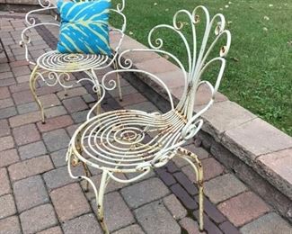 MId Century Vintage Fan Outdoor Furniture