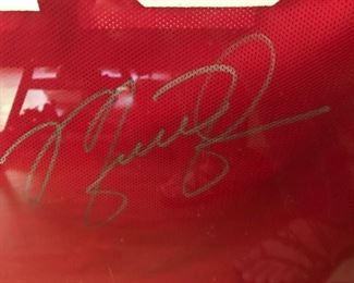 Michael Jordan Autographed Bulls Jersey - 45 and 23, baseball, white sox jersey, baseball bat